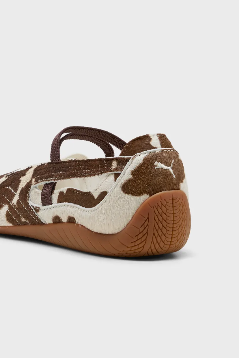 Жіночі коричневі балетки Speedcat Ballet Cow Print Sneakers Women 6