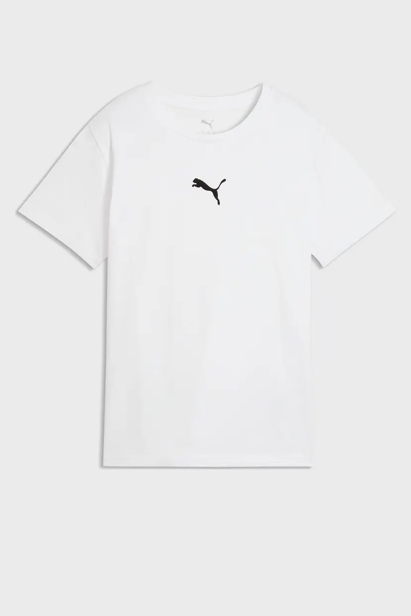 Женская белая футболка Essentials Elevated Logo Tee Women 4