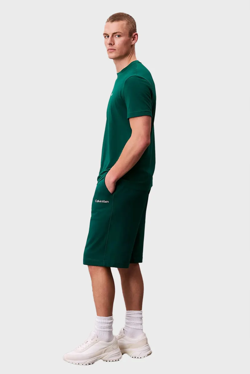 Чоловічі зелені шорти FLEECE 3