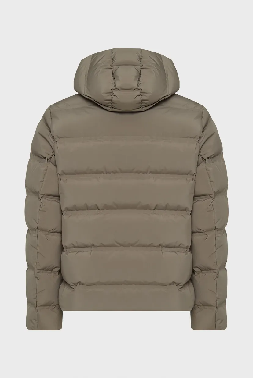 Чоловічий оливковий пуховик LS QUILTED 8