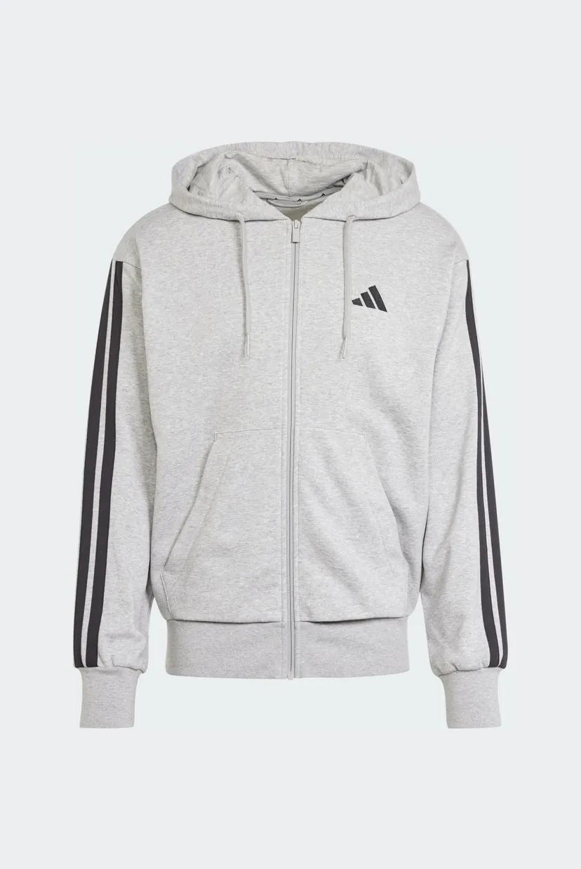 Чоловіче сіре худі 
Essentials 3-Stripes French Terry 6