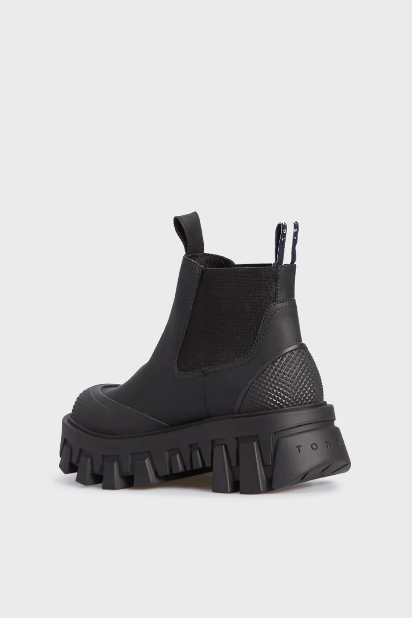 Жіночі чорні челсі TJW RUBBER RAIN BOOT 5