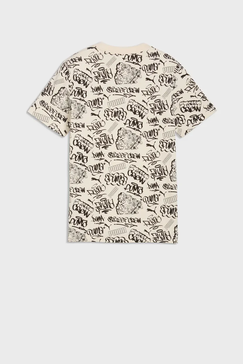 Дитяча бежева футболка з візерунком MID 90s Printed Tee Youth 5