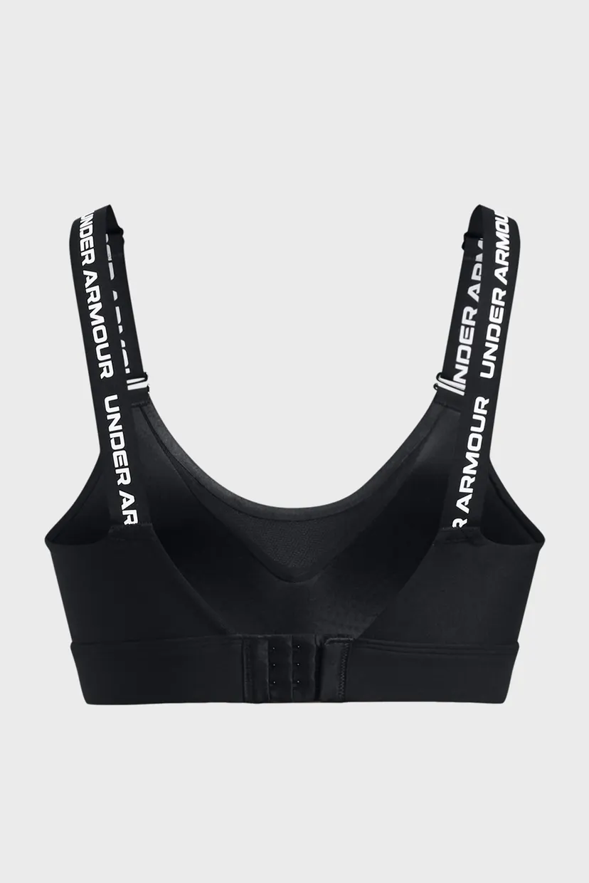 Жіночий чорний топ UA Infinity High 2.0 Bra 7