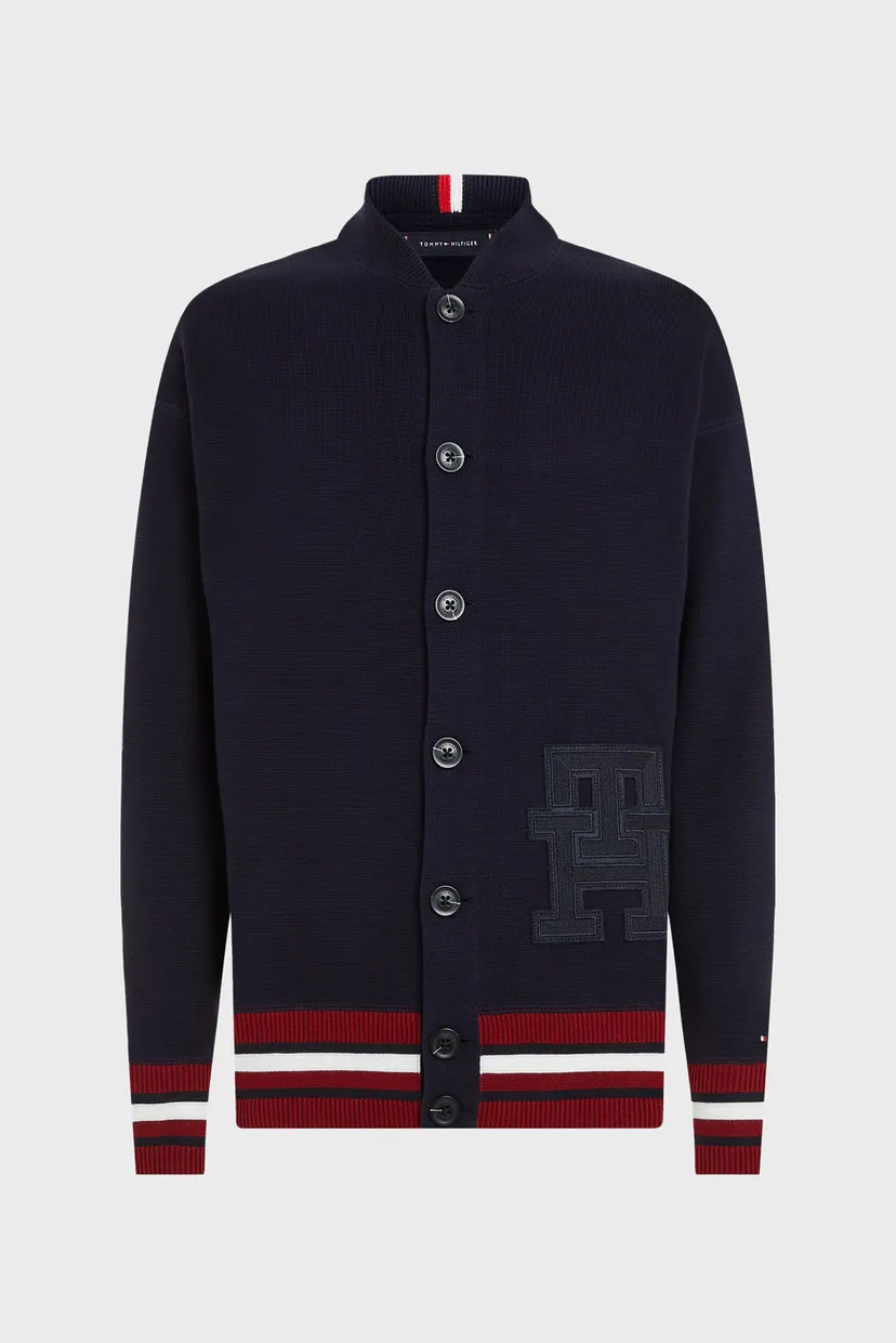 Мужской темно-синий кардиган MONOGRAM VARSITY BOMBER 6