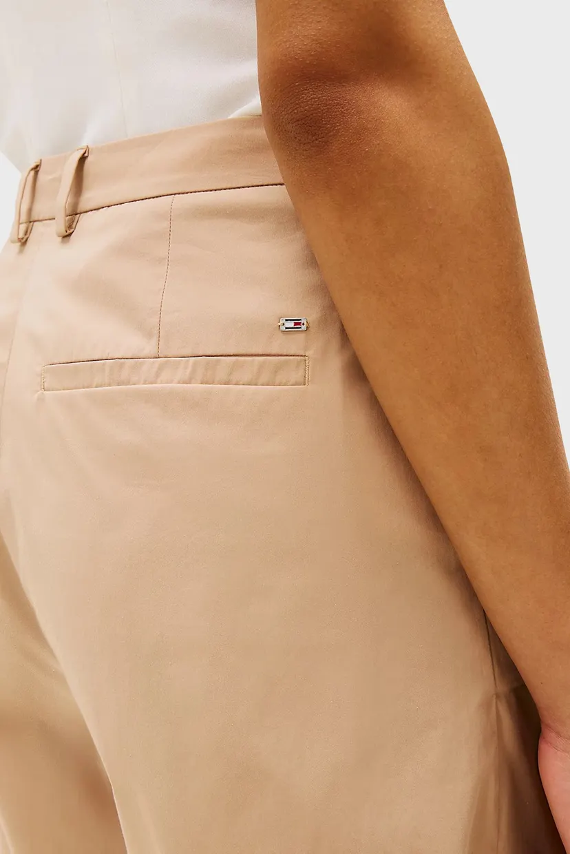 Жіночі бежеві шорти LIGHT CO PLEATED 4