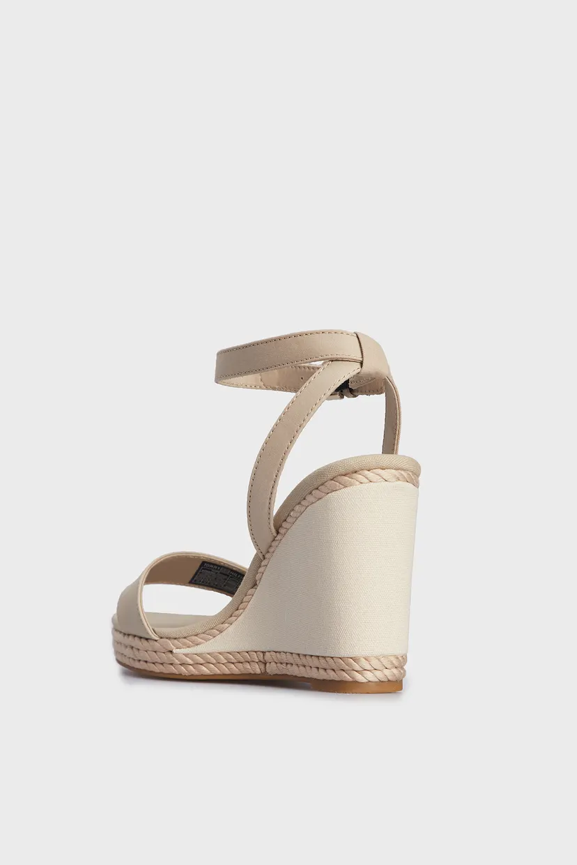 Женские бежевые босоножки ROPE WEBBING WEDGE 5