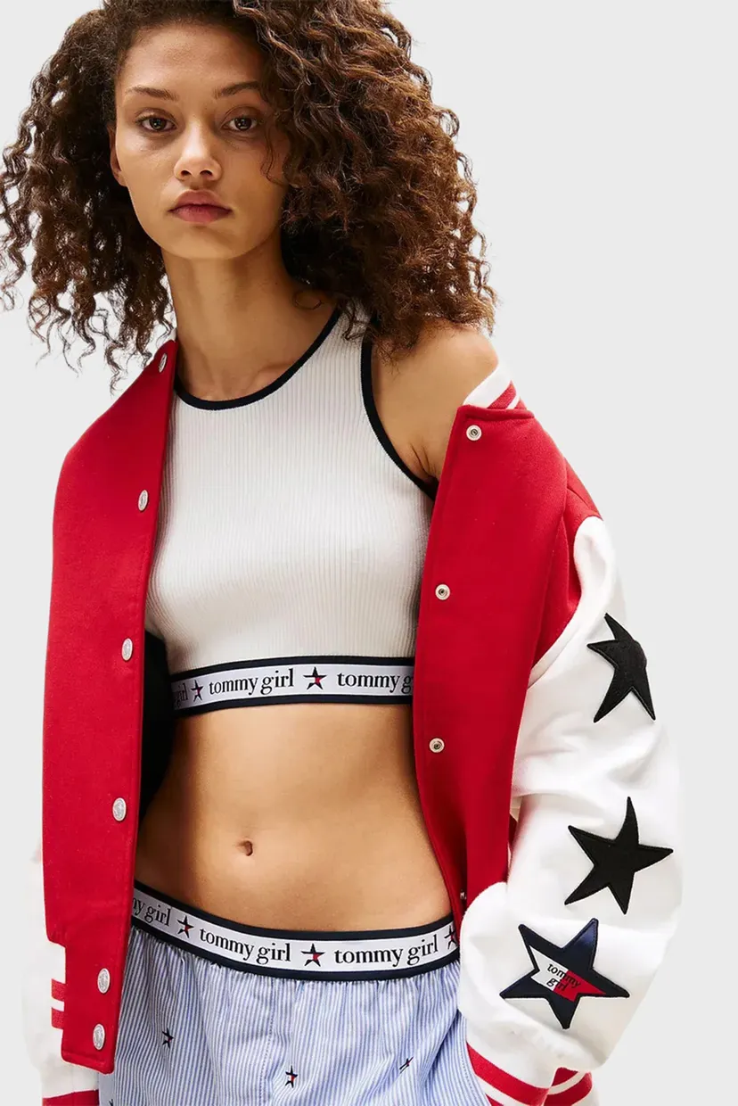 Женский белый топ TOMMY GIRL 5