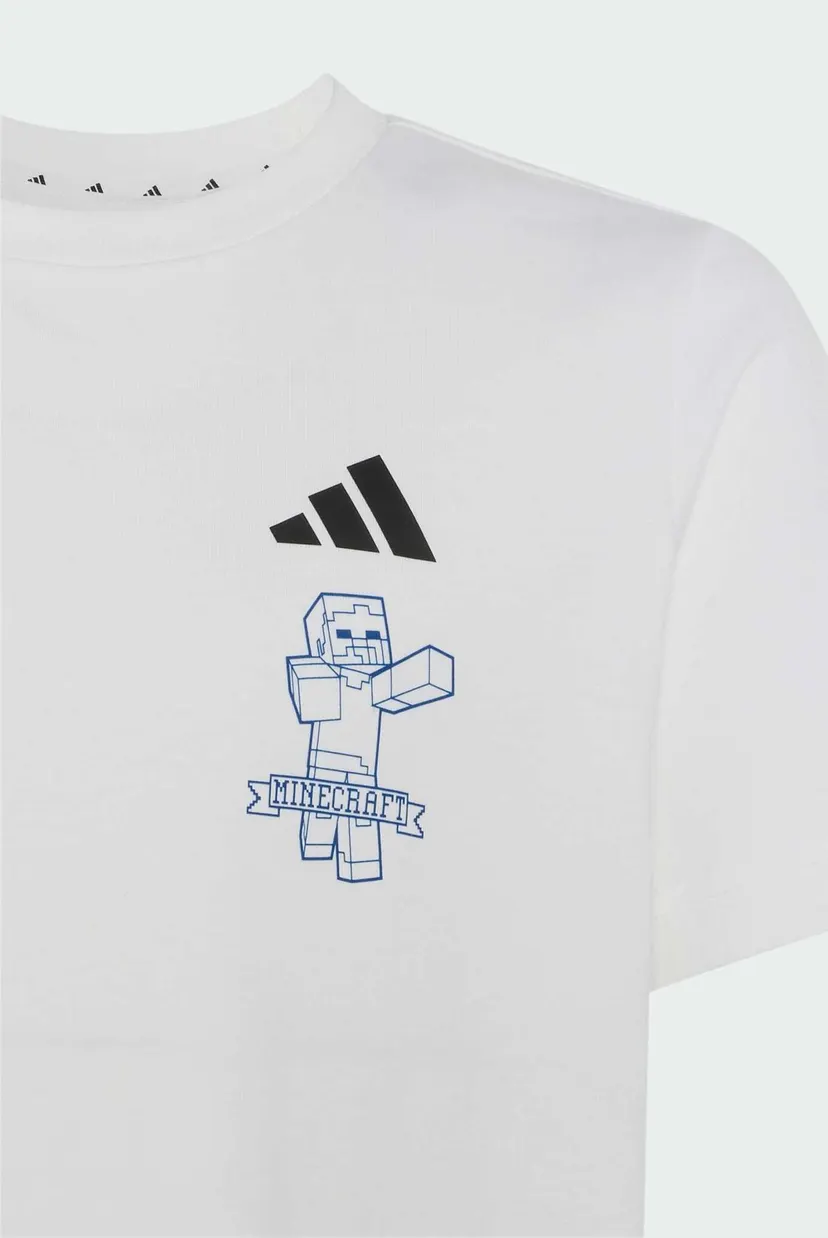 Детская белая футболка ADIDAS MINECRAFT 4