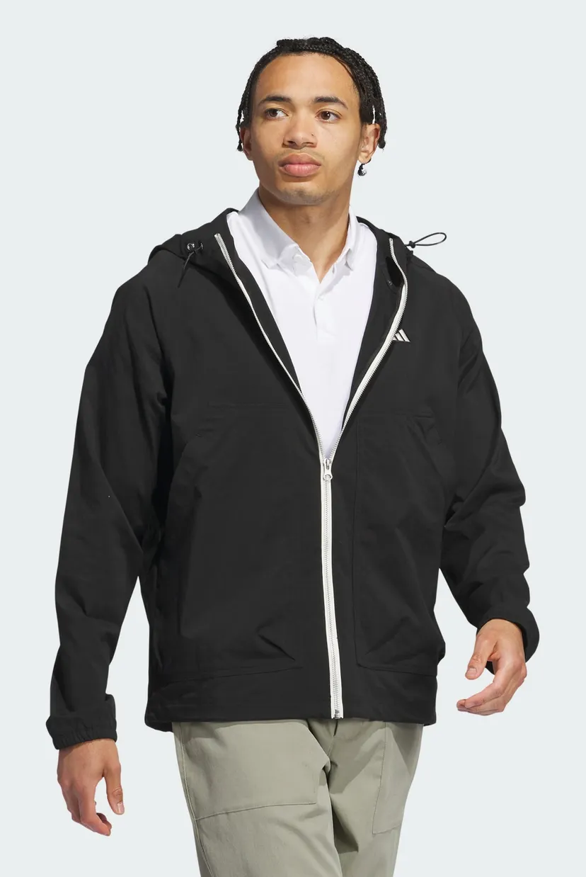 Мужская черная куртка Go-to Utility Dwr Full Zip adidas IL0581