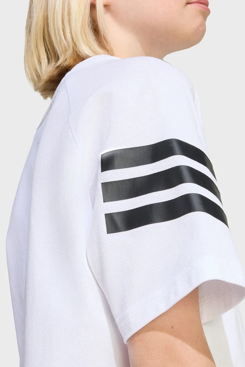 Детская белая футболка FUTURE ICONS 3 STRIPES 6