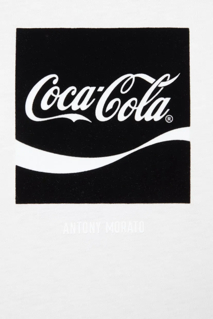 Мужская белая футболка Antony Morato x Coca Cola 4