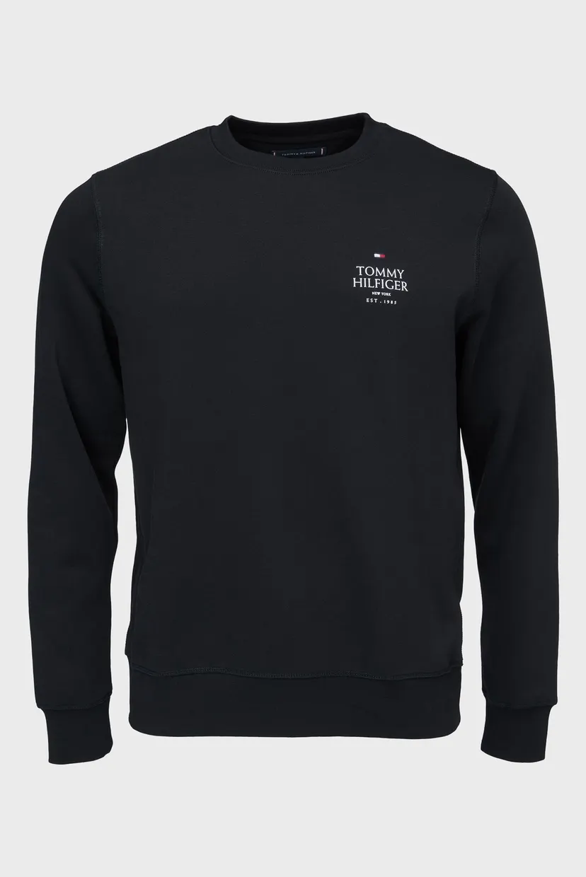 Мужской черный свитшот HILFIGER STACK 5