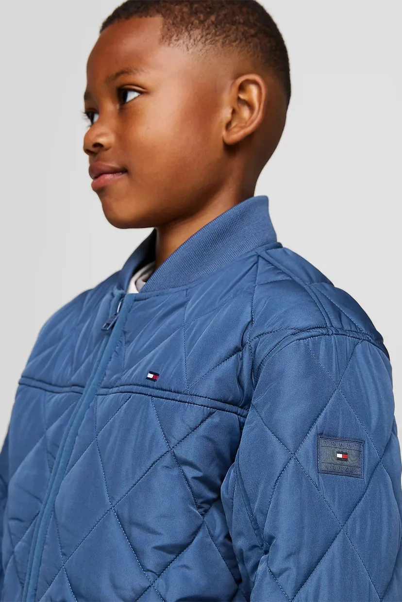 Детская синяя куртка LIGHT PADDED QUILTED JACKET 4