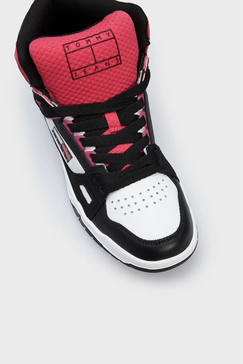 Женские кожаные кроссовки TOMMY JEANS WMN SKATE MID 4