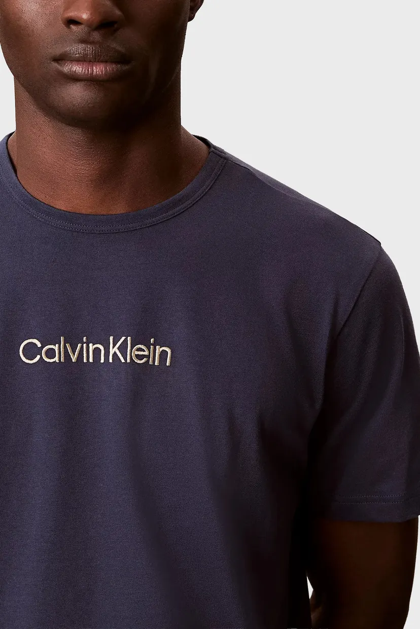 Чоловіча темно-синя футболка S/S CREW NECK 5