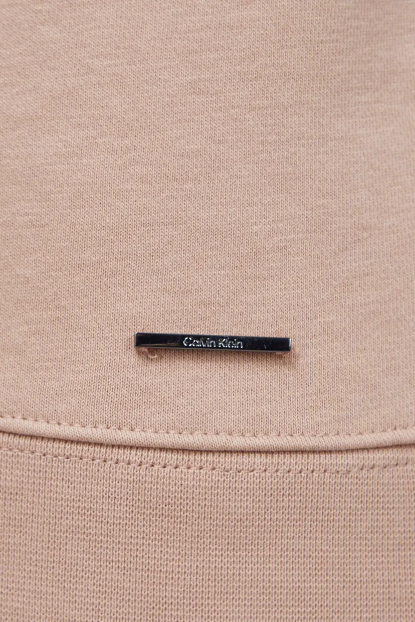 Женское бежевое худи RELAXED FLEECE HOODIE 3