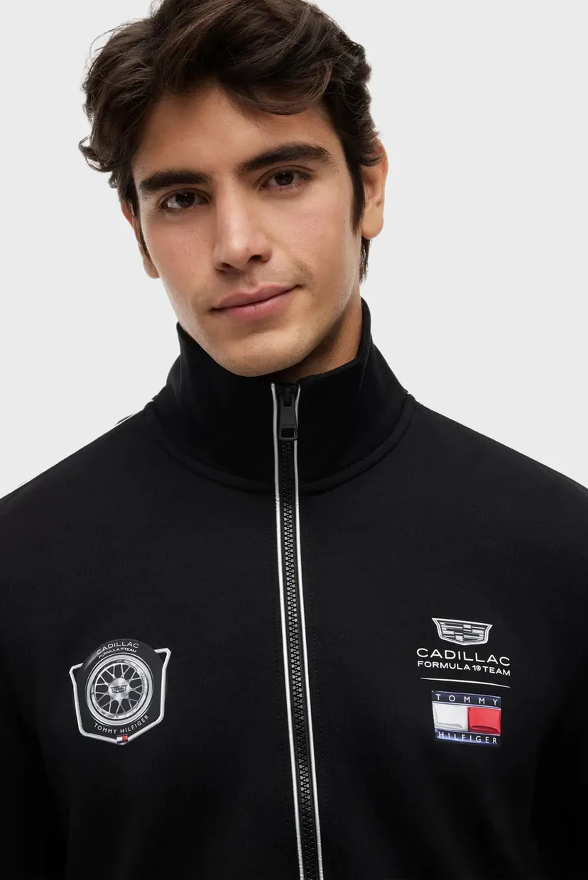 Мужская черная спортивная кофта TH x Cadillac Formula 1® Team 5