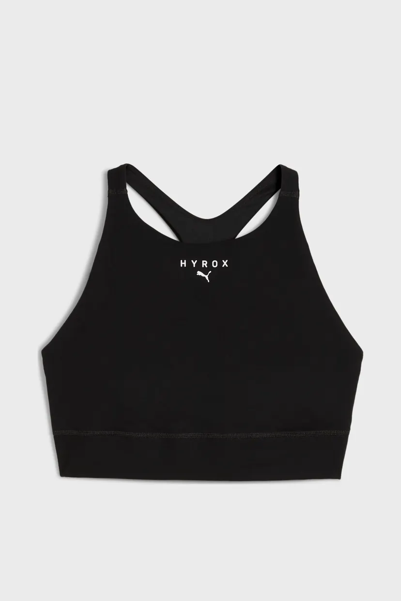 Женский черный топ PUMA x HYROX SHAPELUXE High Neck Bra Women 6