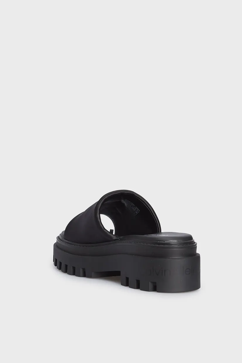 Жіночі чорні слайдери TOOTHY COMBAT SANDAL IN DC 5