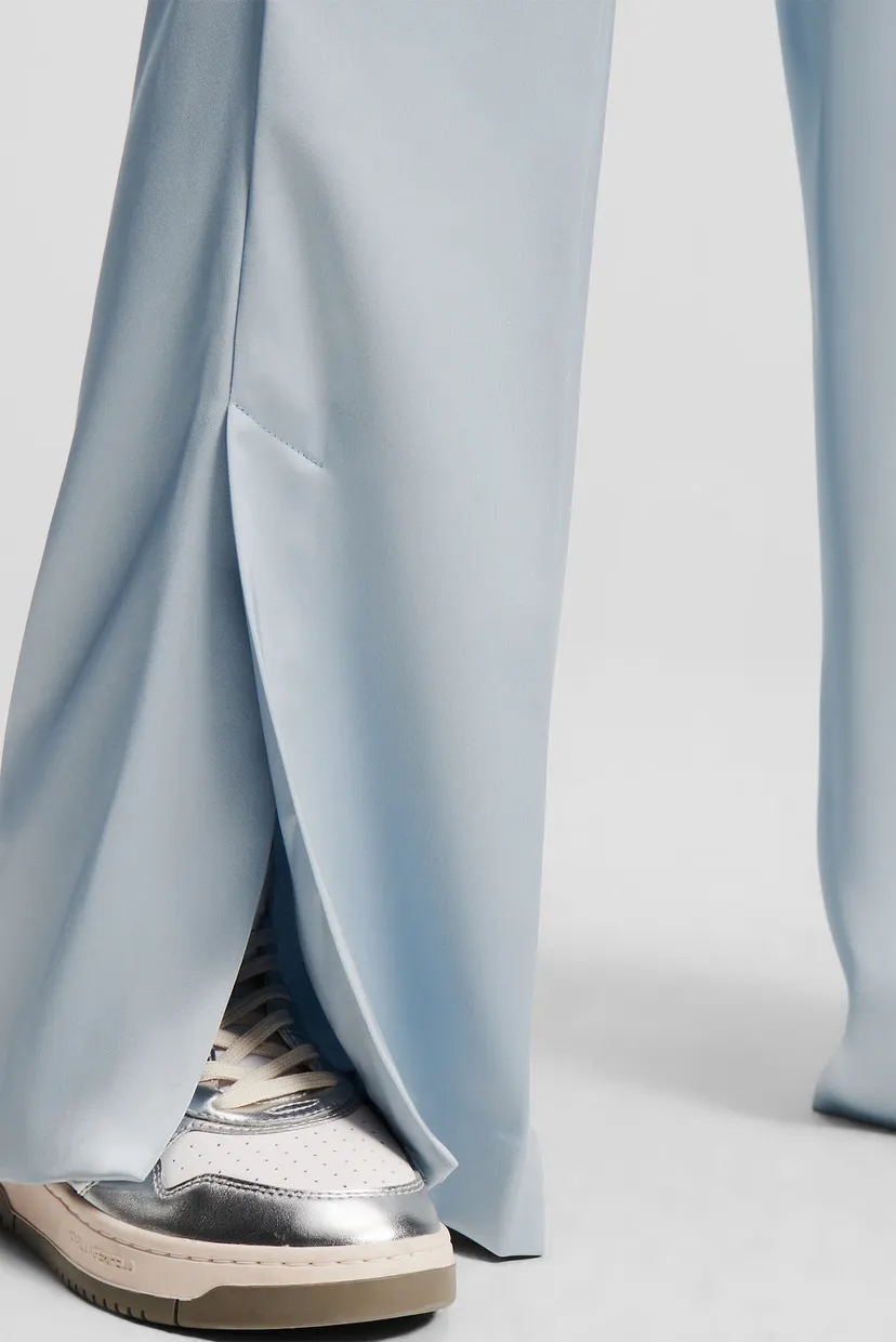 Жіночі блакитні брюки FLUID SATIN 5