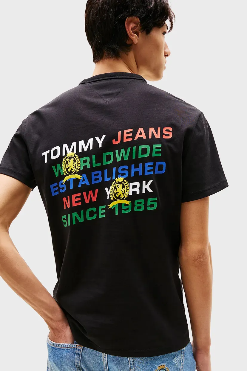 Чоловіча чорна футболка TJM SLANTED CREST GRAPHIC 5