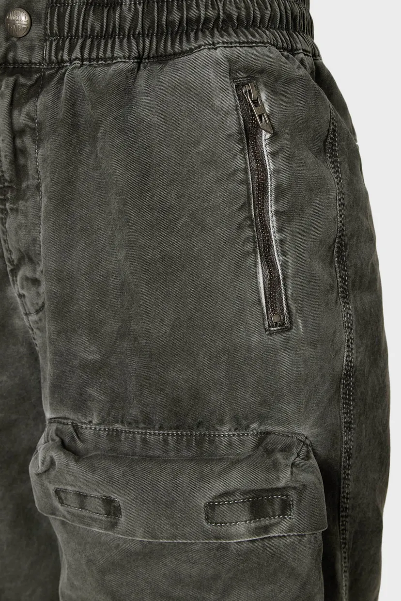 Женские серые джинсовые шорты S-RIDE-Q2 PANTALONI 3