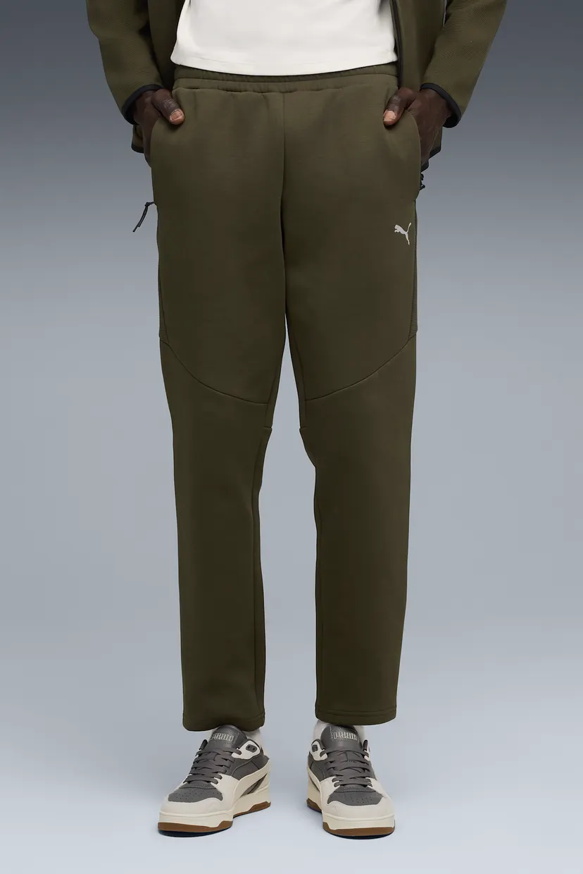 Мужские оливковые спортивные брюки Evostripe Pants Men 3