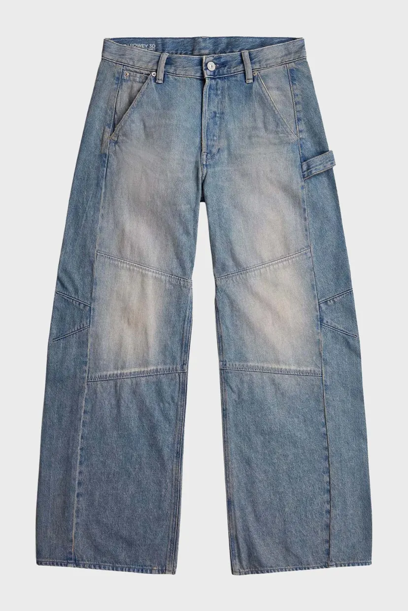 Жіночі сині джинси Bowey 3D Extreme Extreme Carpenter Loose Wmn 6