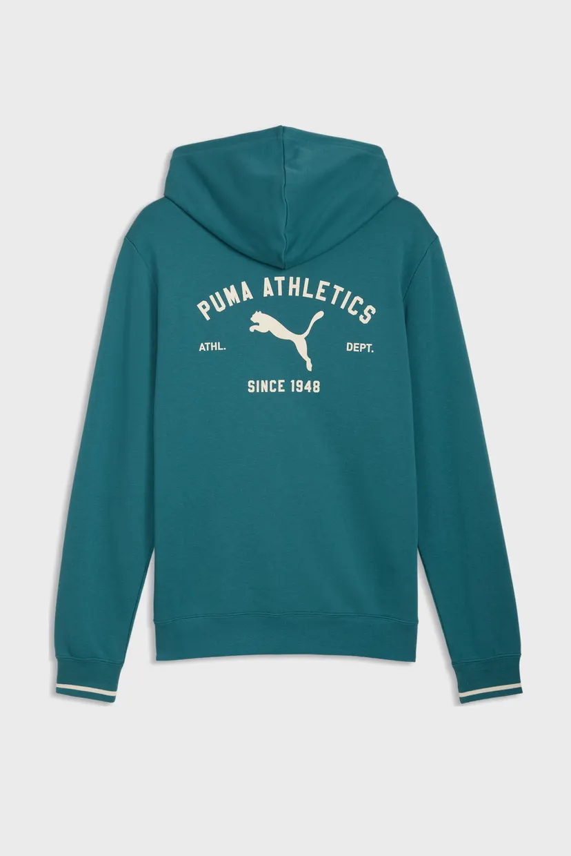 Чоловіче бірюзове худі PUMA Class Graphic Hoodie Men 5