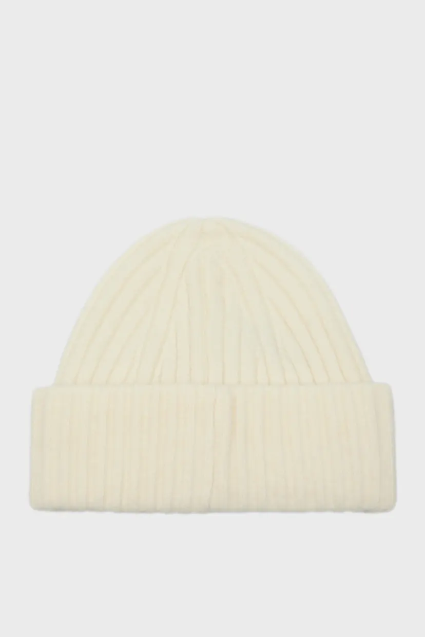 Жіноча біла шапка TH FLUFFY BEANIE 3