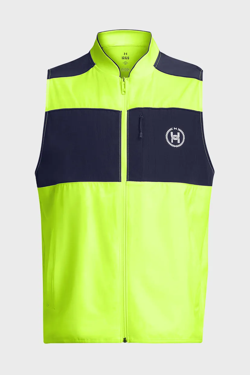 Чоловічий жовтий жилет UA RUN ANYWHERE VEST 5