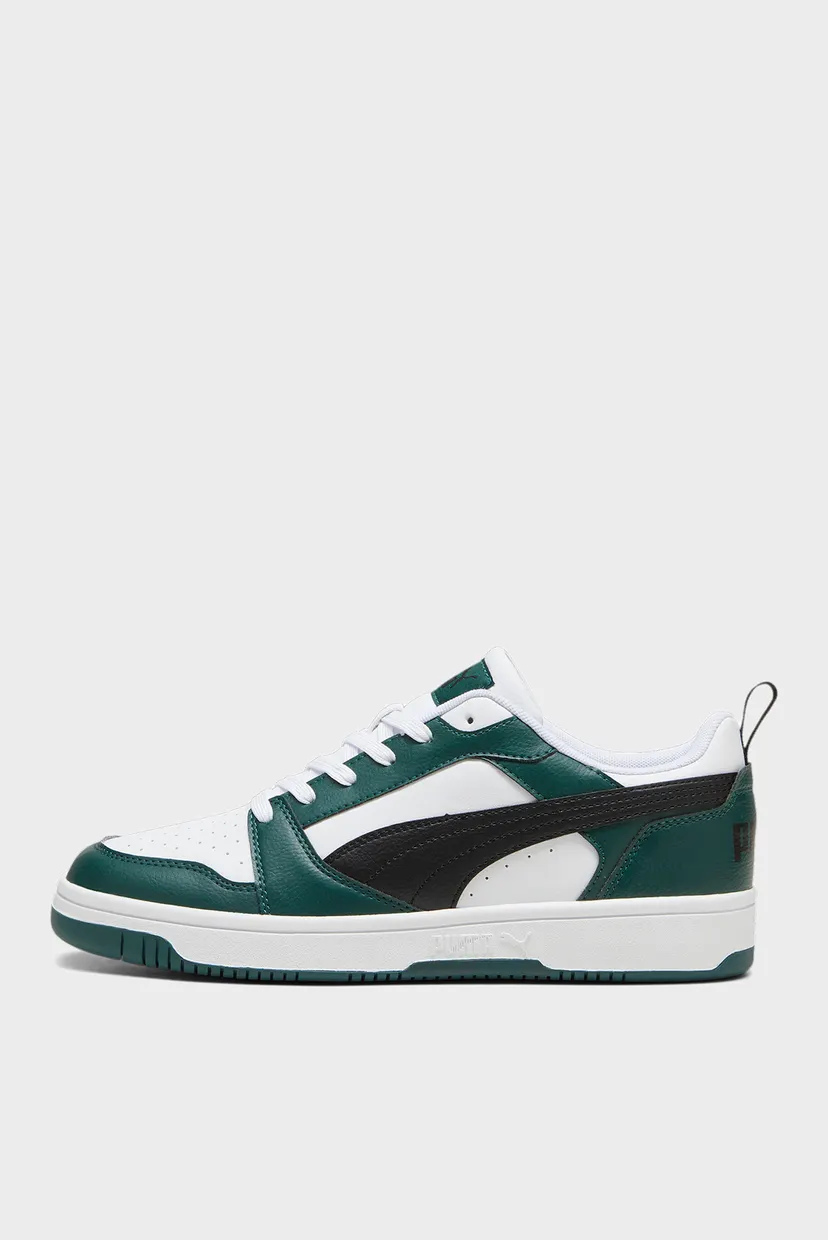 Зелені шкіряні снікерси Rebound V6 Low Sneakers 4