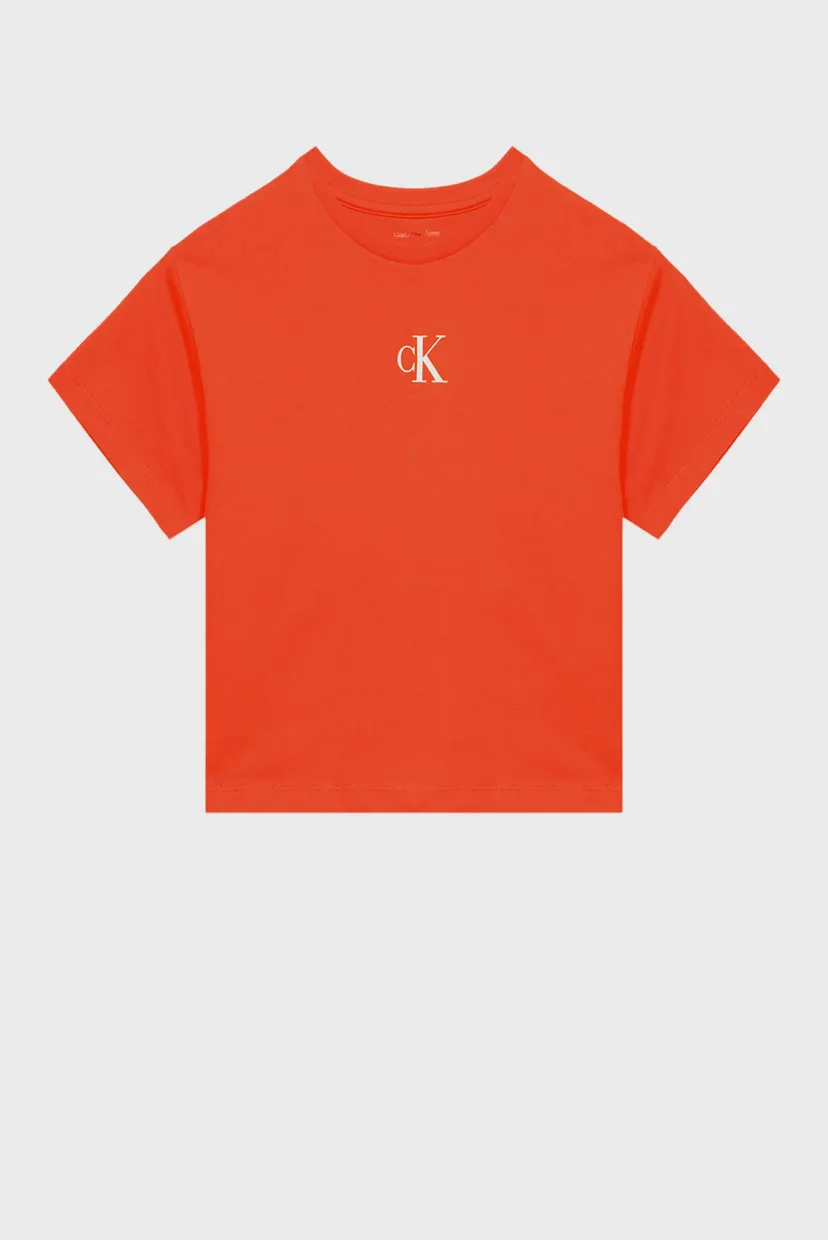 Дитяча червона футболка LOGO BOXY 7