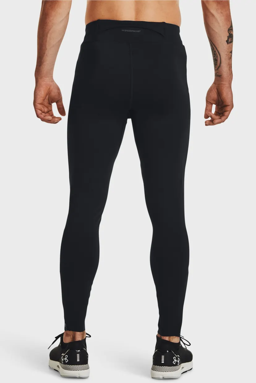 Мужские черные тайтсы UA QUALIFIER ELITE TIGHT 3