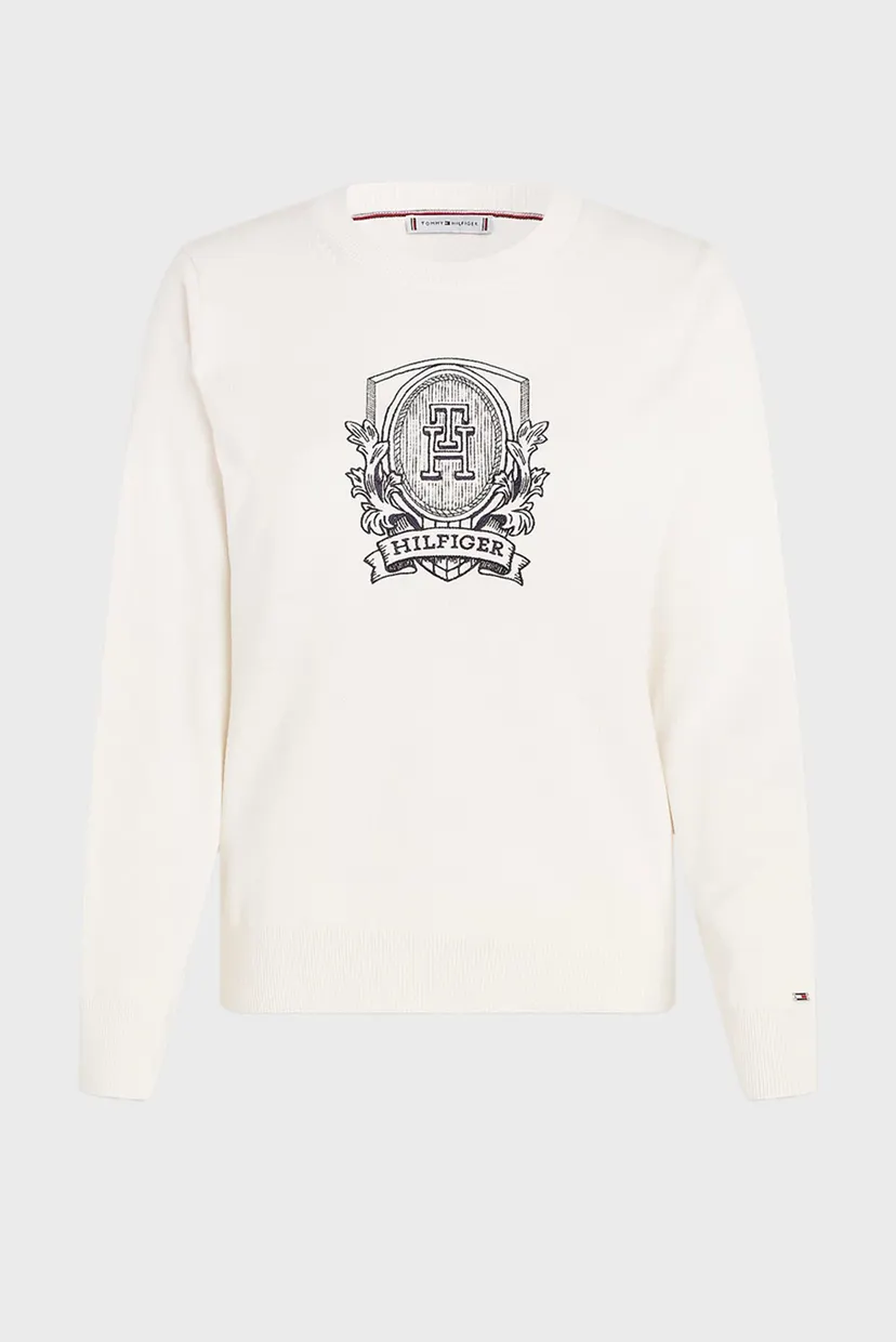 Жіночий білий джемпер CREST GRAPHIC C-NK 5