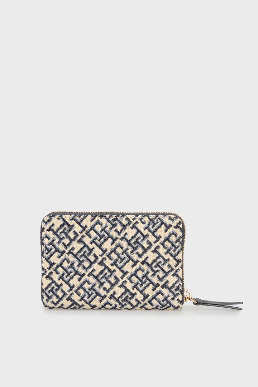 Жіночий гаманець з візерунком TH JACQUARD MED ZA 4