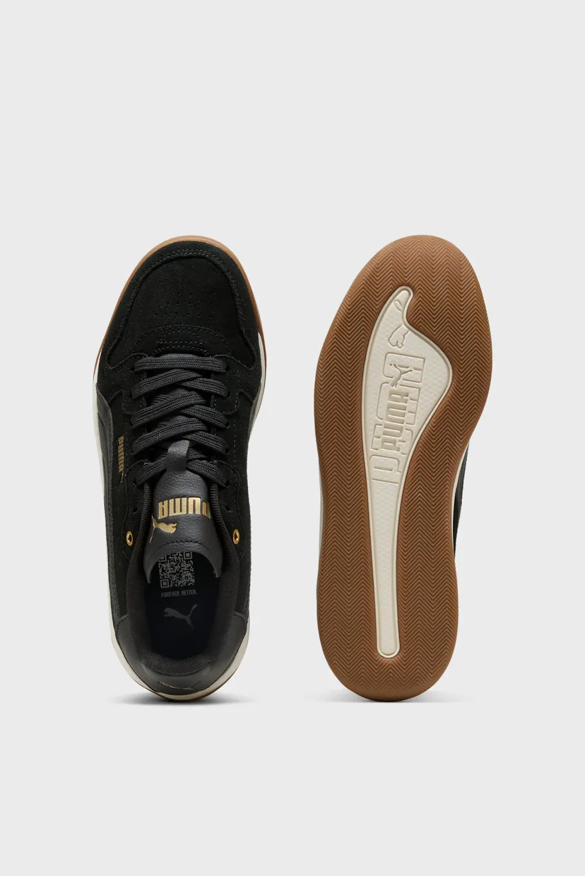 Жіночі чорні шкіряні кросівки Court Bae Sneakers Women 4