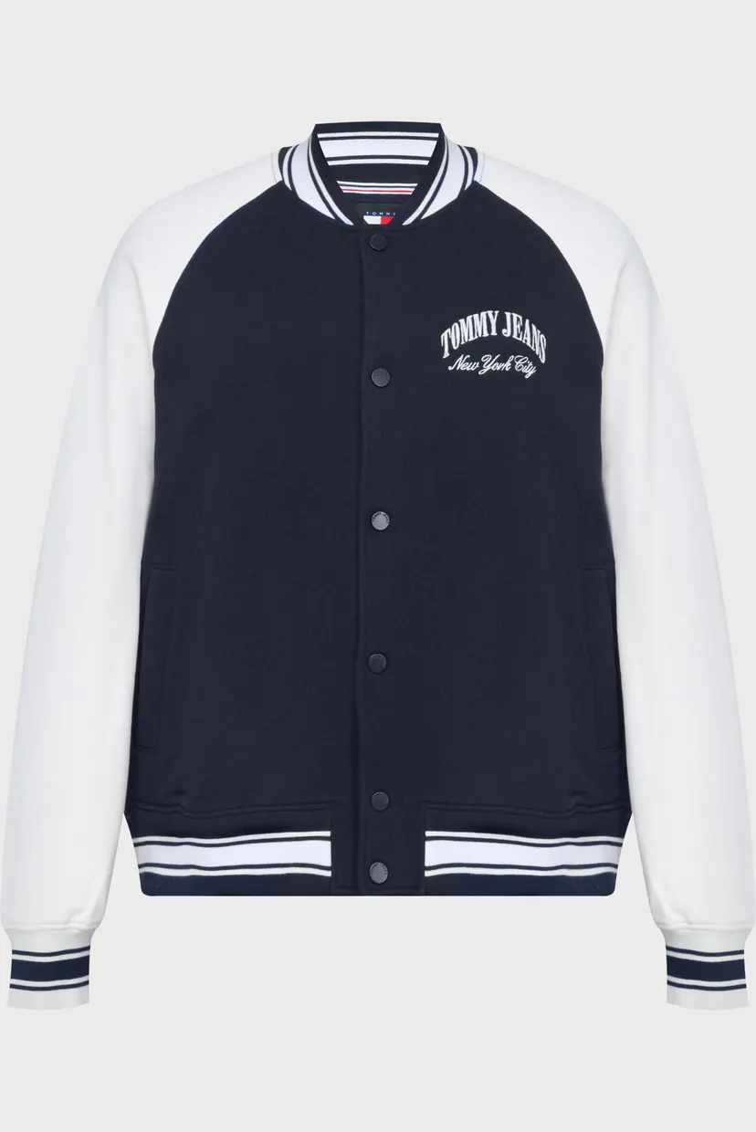 Мужской темно-синий бомбер TJM OVZ VARSITY BOMBER JACKET 6
