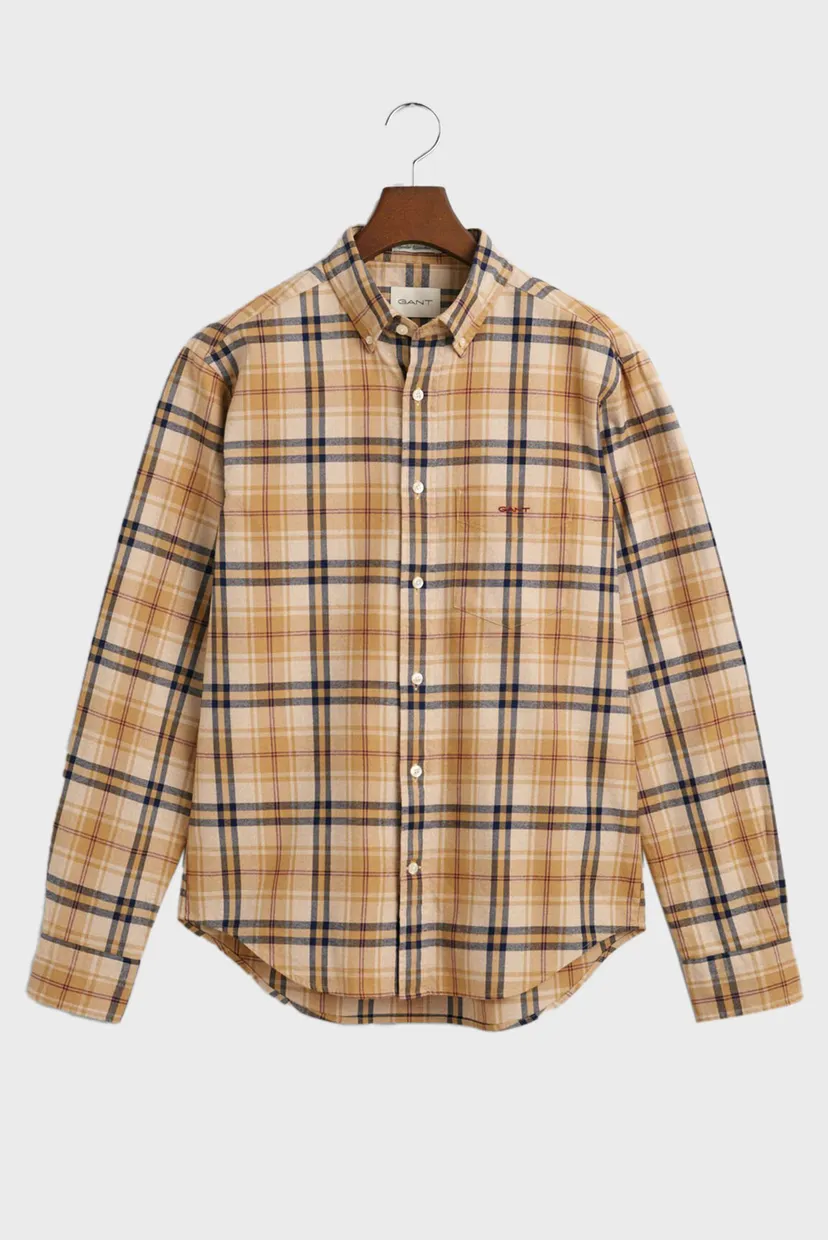 Чоловіча бежева картата сорочка REG JASPE FLANNEL PLAID 7