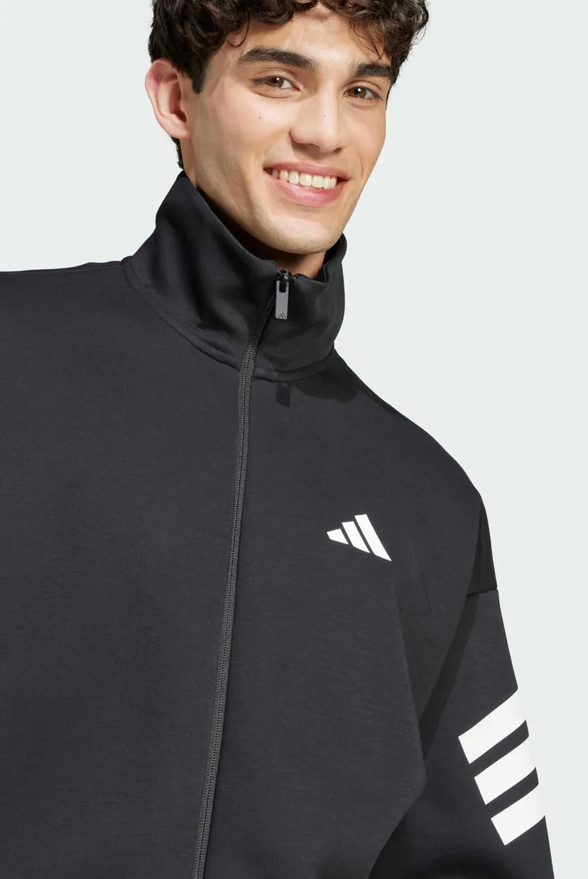 Мужская черная спортивная кофта Future Icons 3-Stripes Woven 4