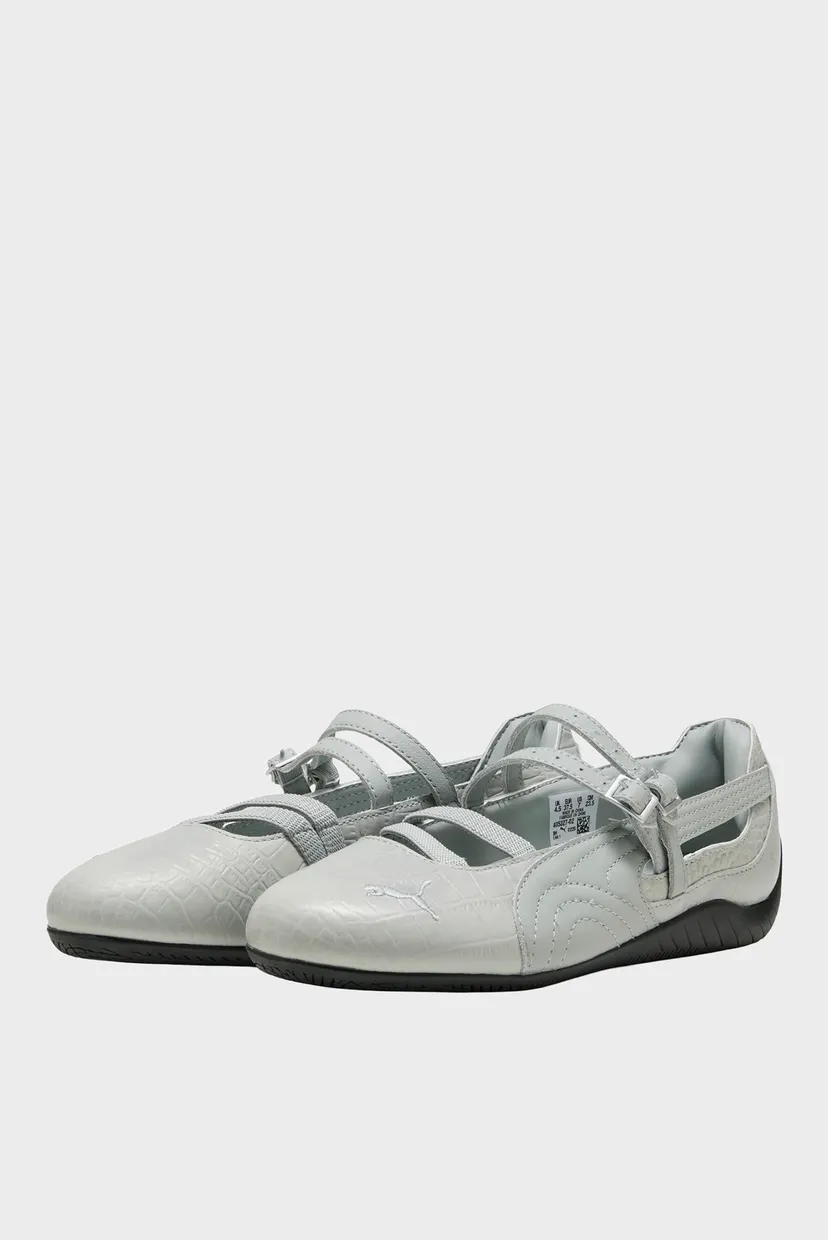 Женские серые балетки Speedcat Ballet Croc Print Sneakers Women 3