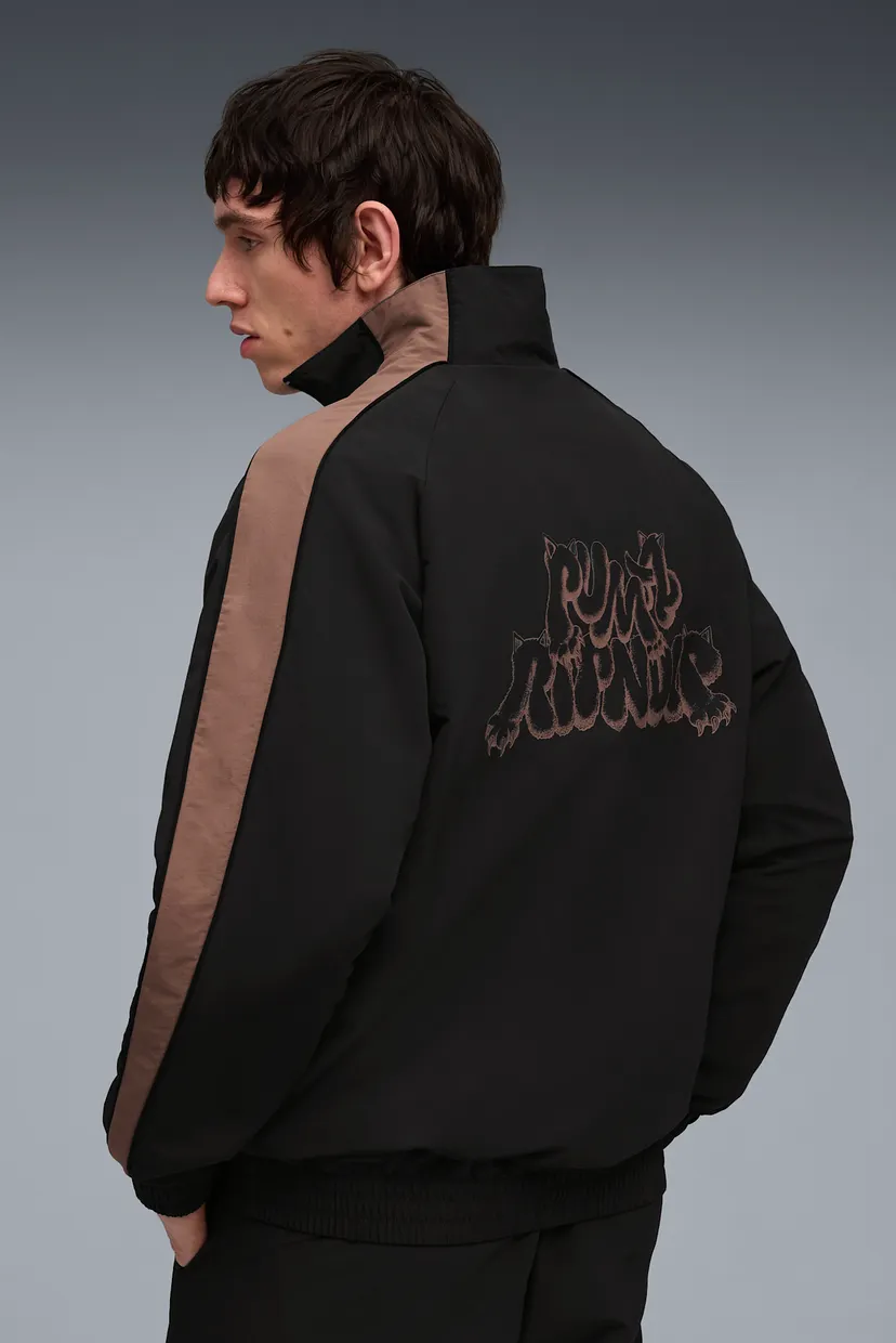 Мужская черная спортивная кофта PUMA x RIPNDIP T7 Jacket Men 3