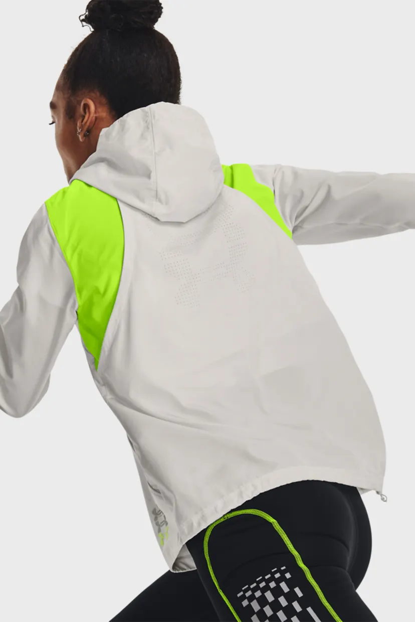 Жіночий сірий анорак UA Run Anywhere Anojacket 4