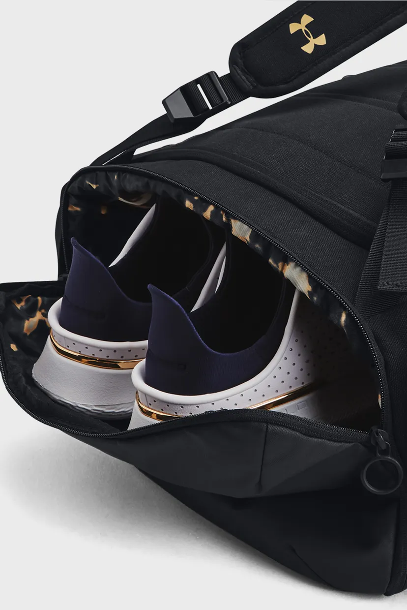 Черный рюкзак UA Project Rock Duffle BP 8