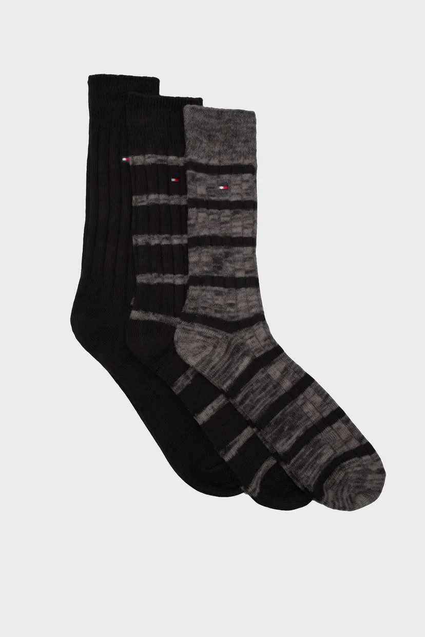 Мужские носки (3 пары) GIFTBOX MOULINE STRIPE 3
