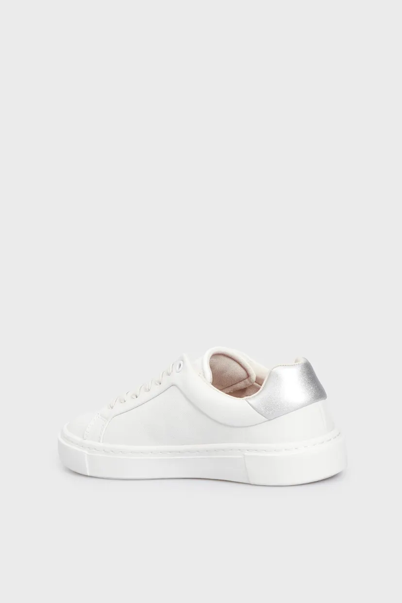 Женские белые кожаные сникерсы CUPSOLE LACE UP W ML - LTH 5