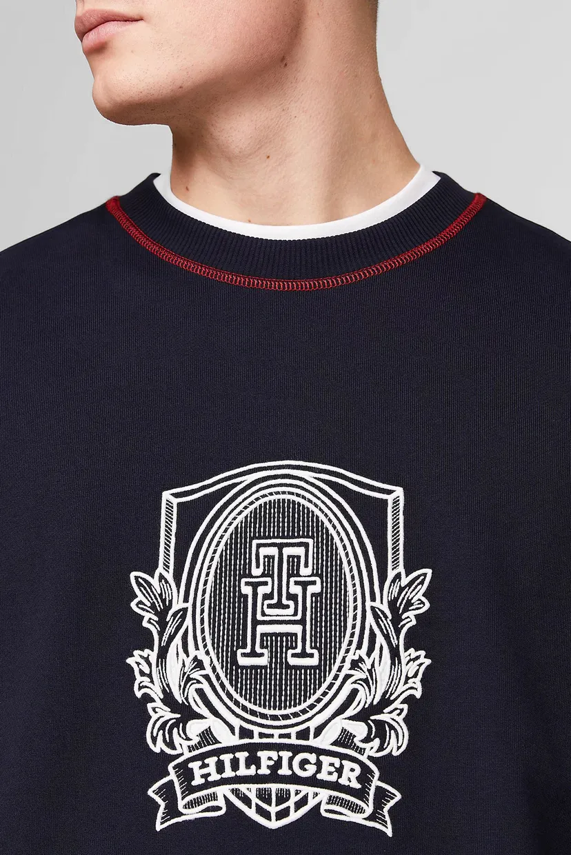 Чоловічий темно-синій світшот HERALDIC CREST 4