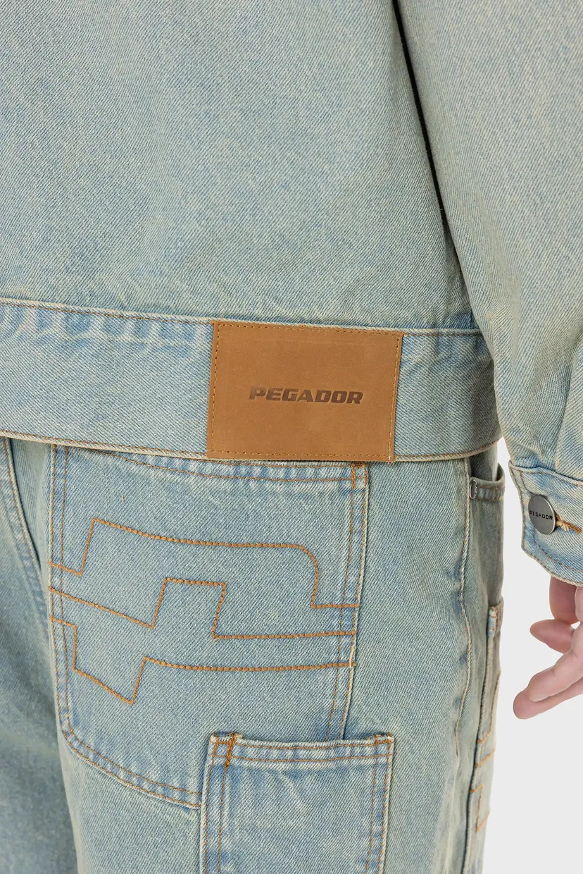 Мужская голубая джинсовая куртка RAMSEY JEANS 6