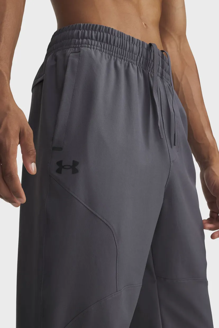 Чоловічі темно-сірі спортивні штани UA Unstoppable Tapered Pants 4